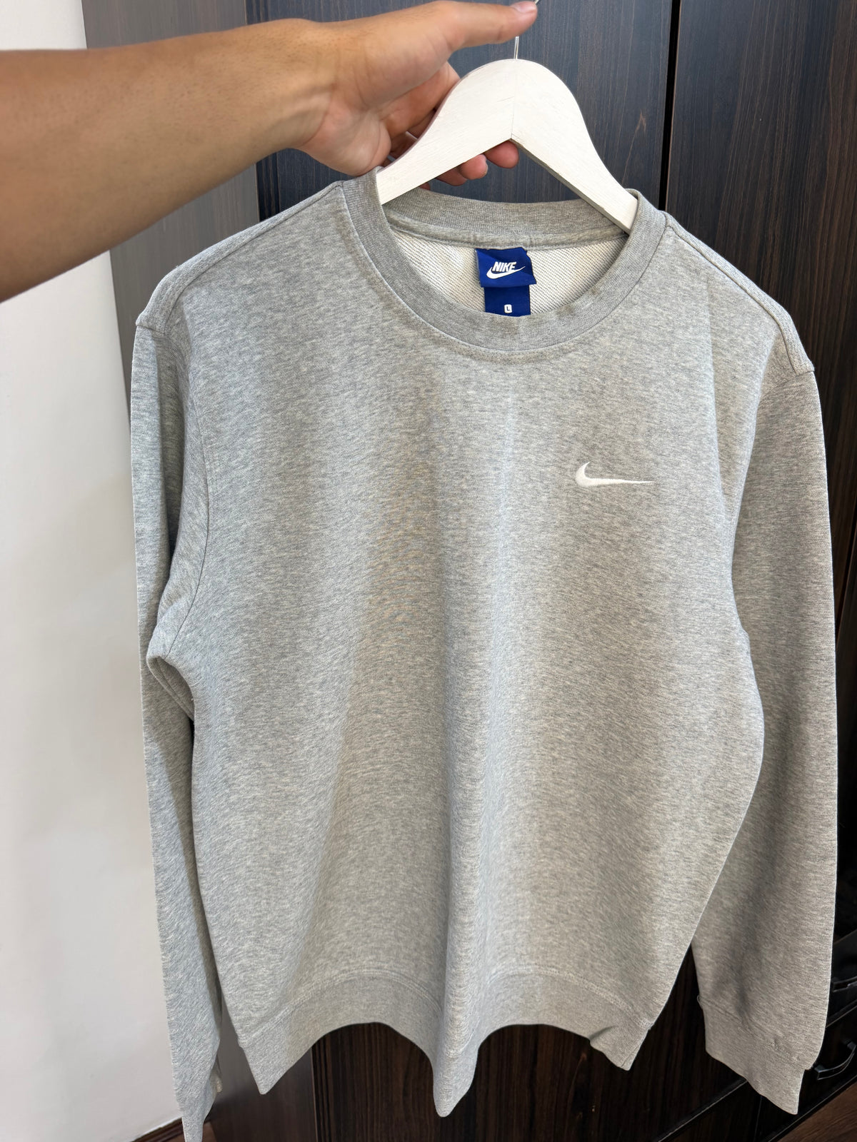 Nike embroidered swoosh sweatshirt