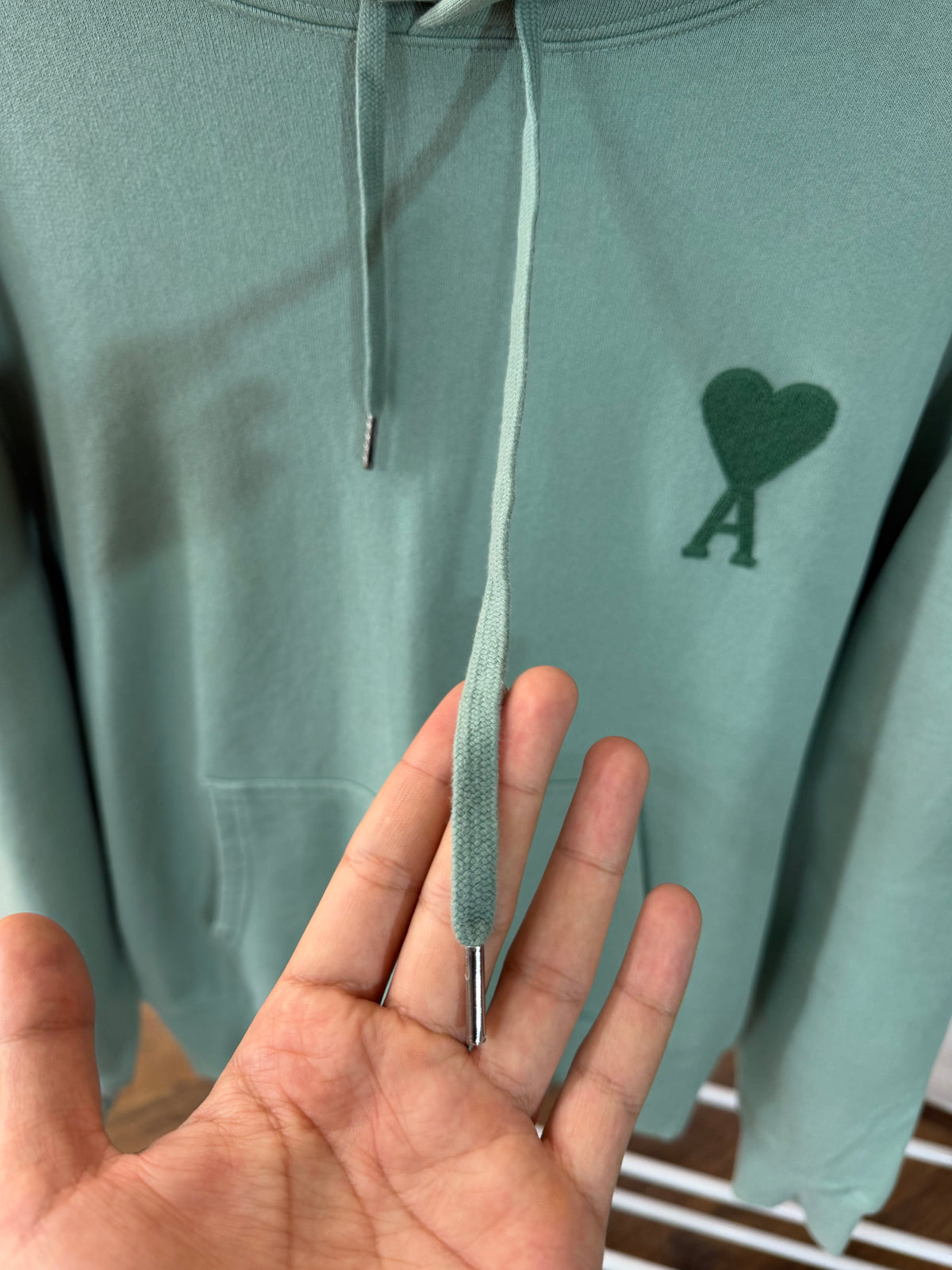 Ami green hoodie