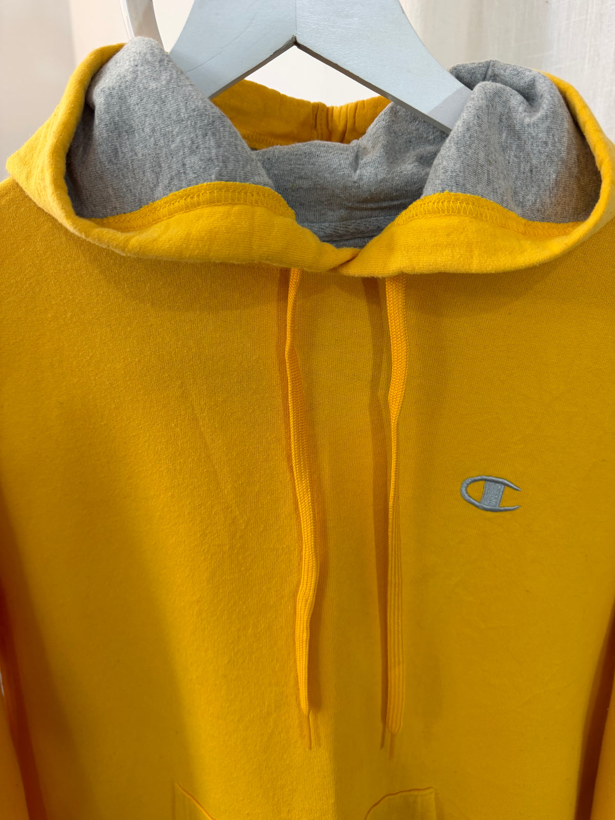 Champion yellow hoodie