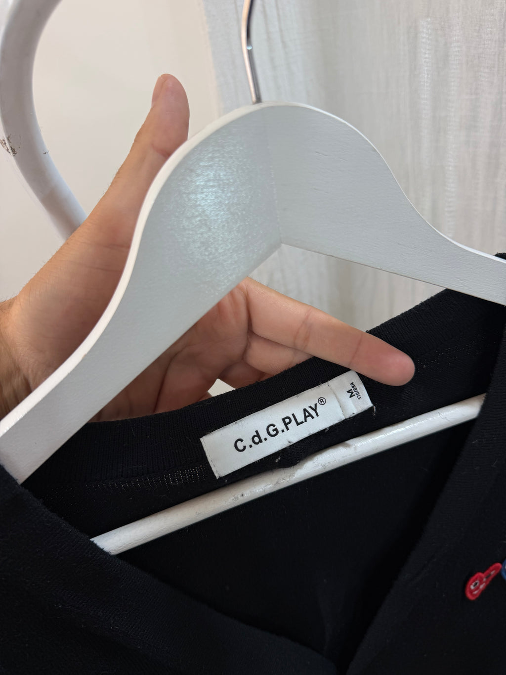 Cdg play cardigan