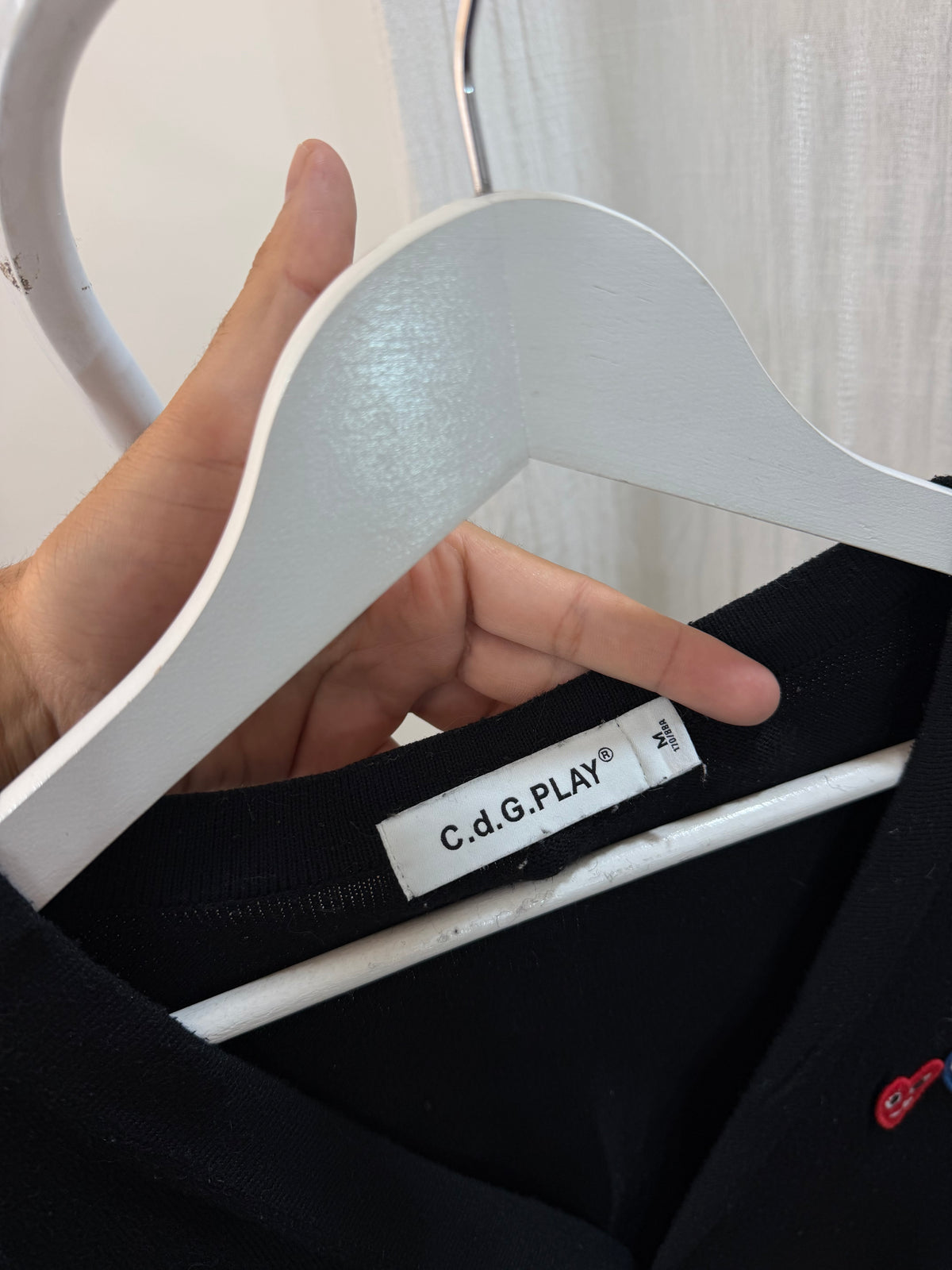 Cdg play cardigan