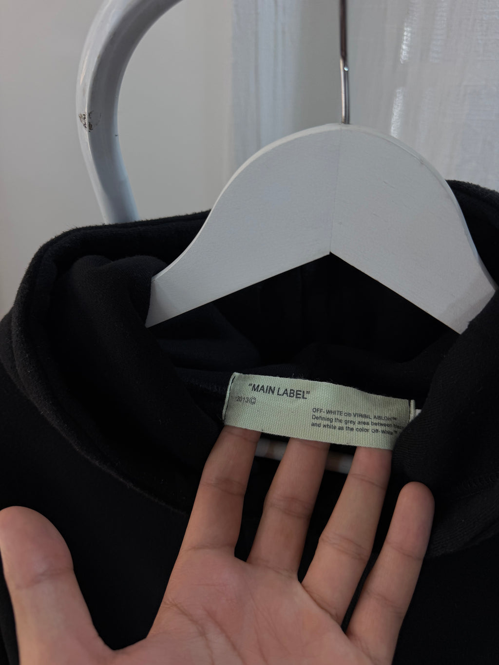 Off-whit* heavyweight hoodie