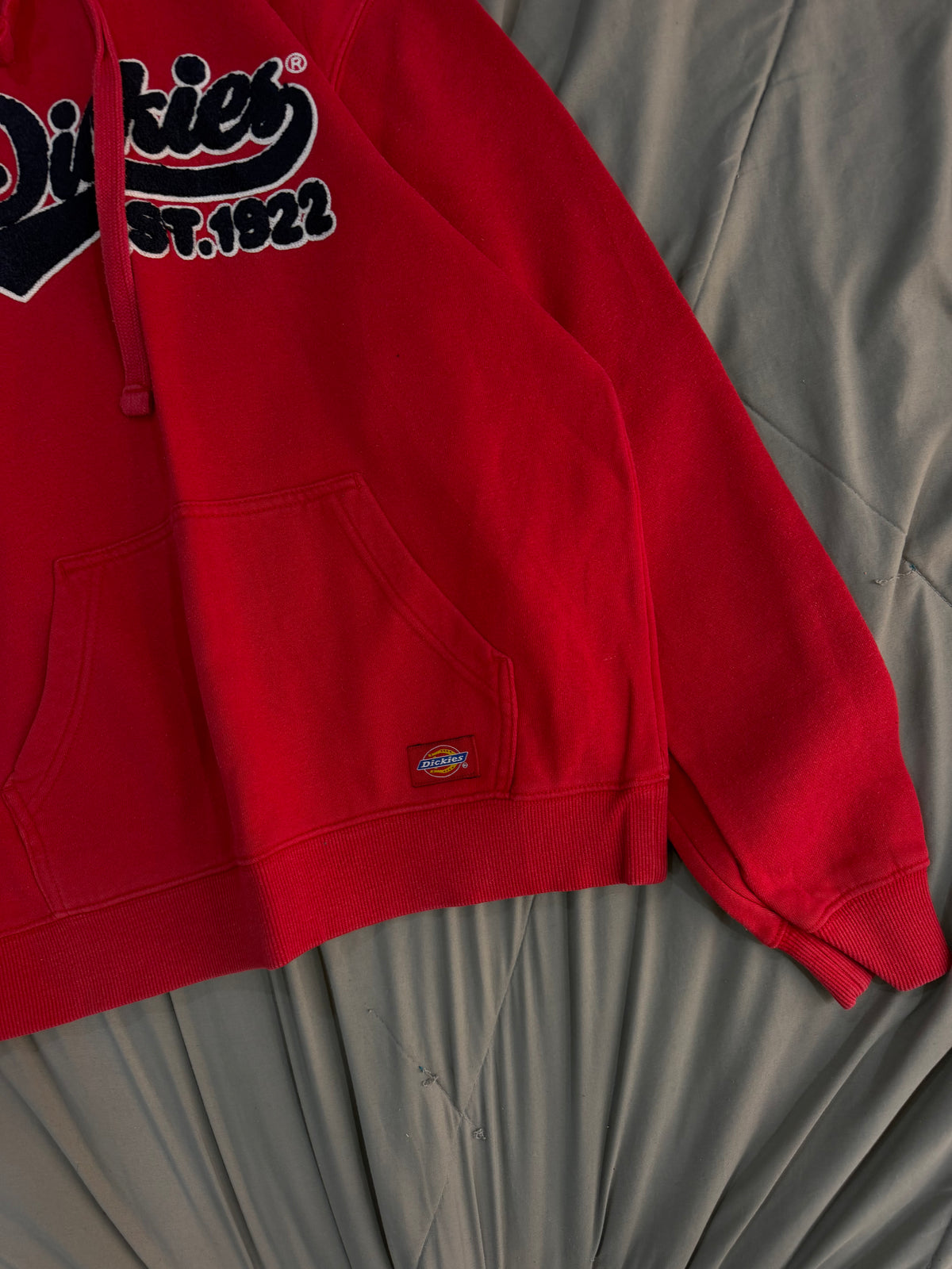Dickies red embroidered hoodie