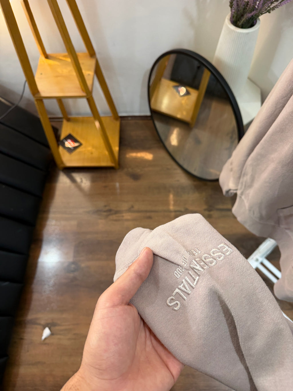 Essentails beige hoodie