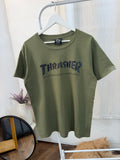 Thrasher green skateboard tee