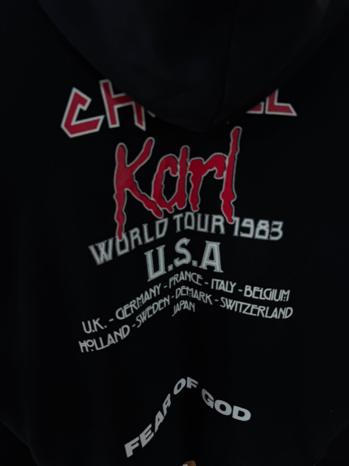 Karl lagerfeld x Fear of god hoodie