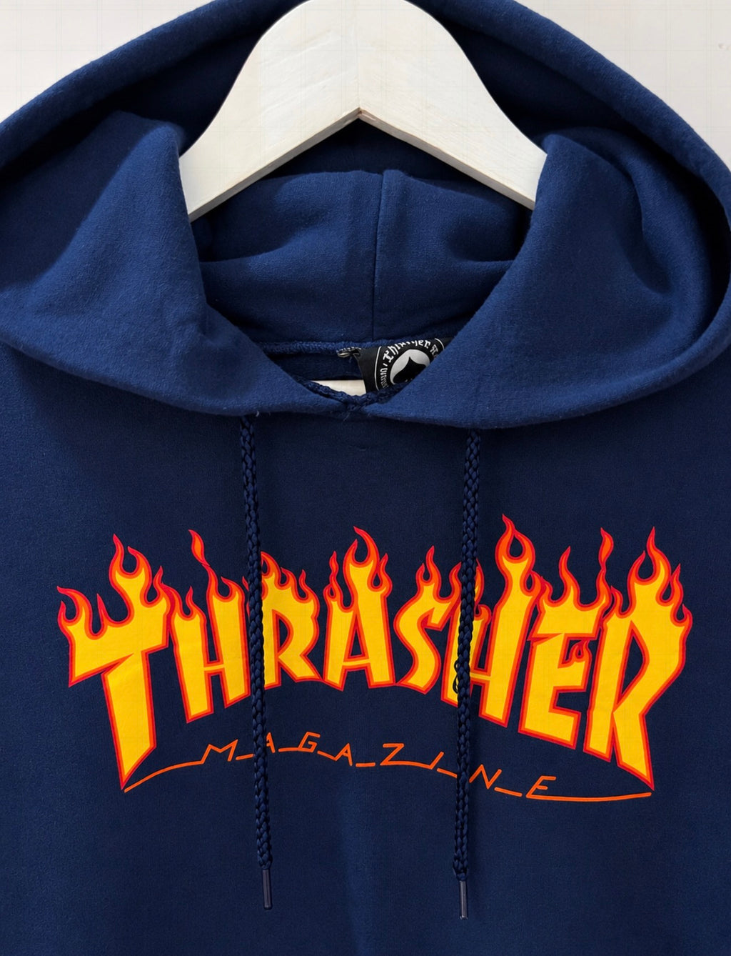 Thrasher blue flame hoodie