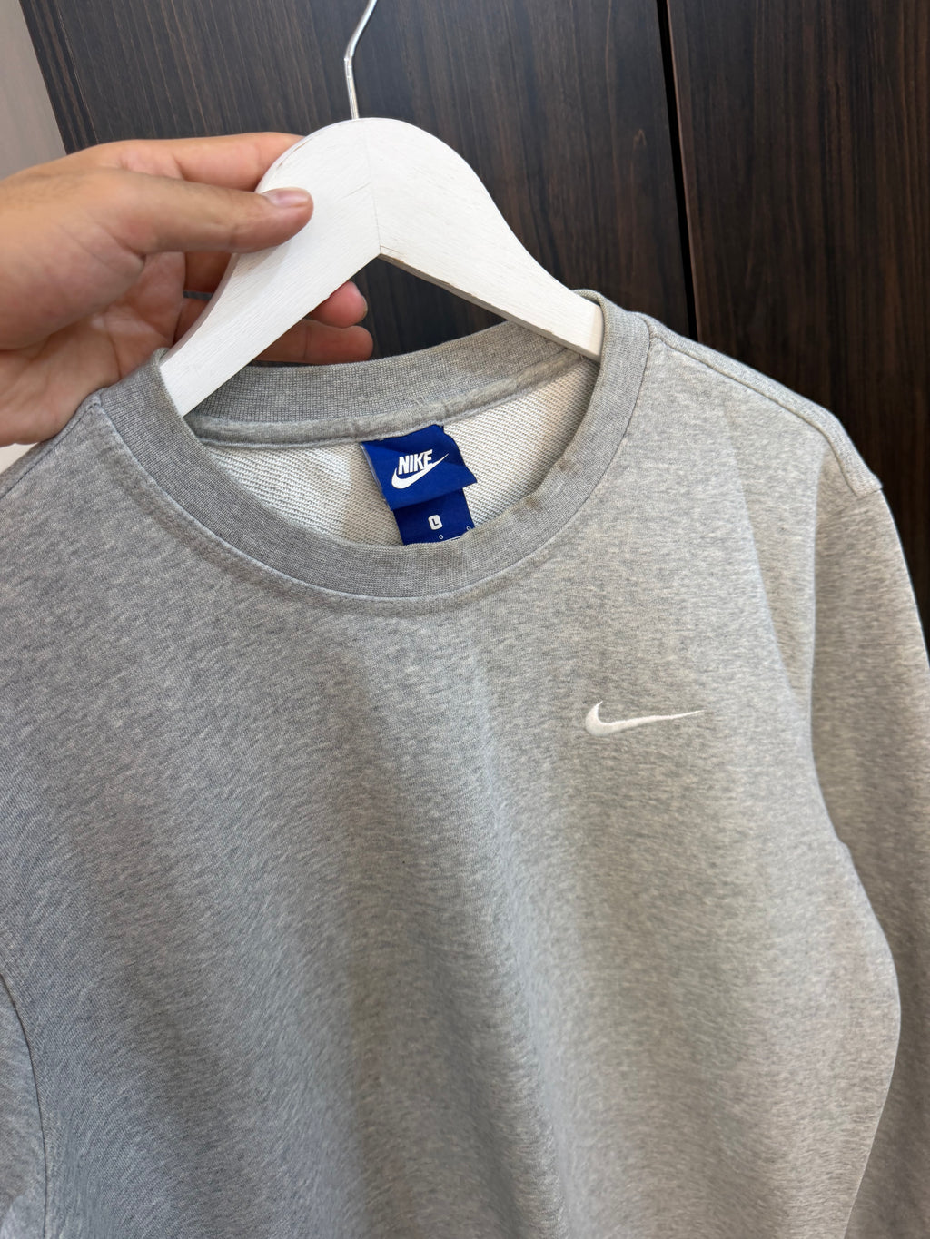 Nike embroidered swoosh sweatshirt