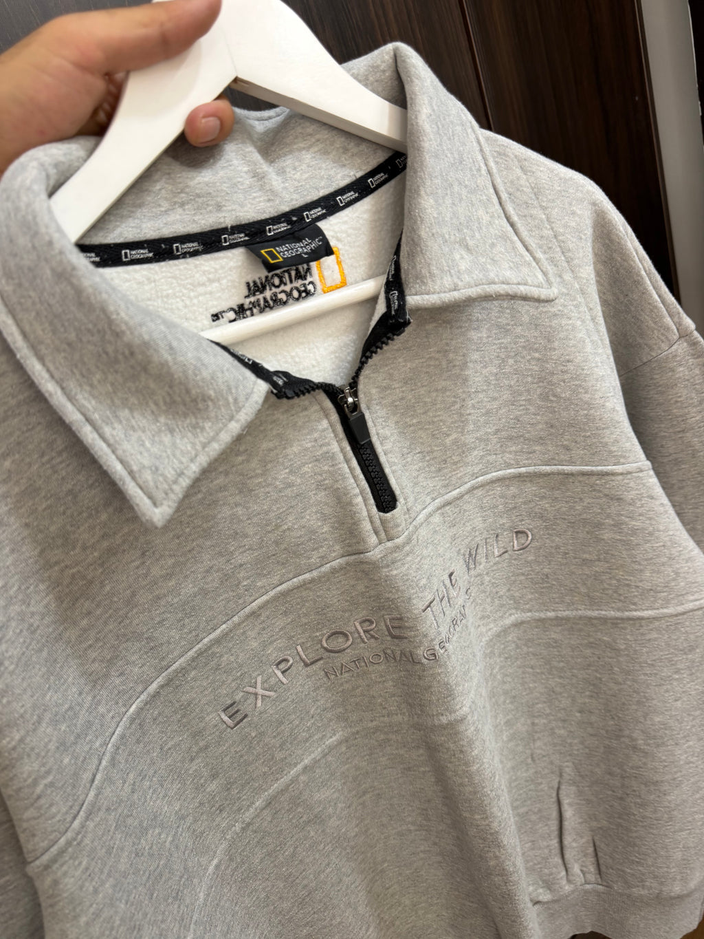 Nat geo quarter zip pullover
