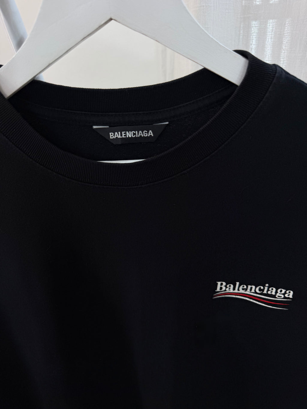 Balenciaga black tee