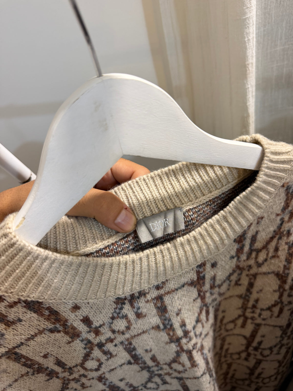 Dior monogram sweater