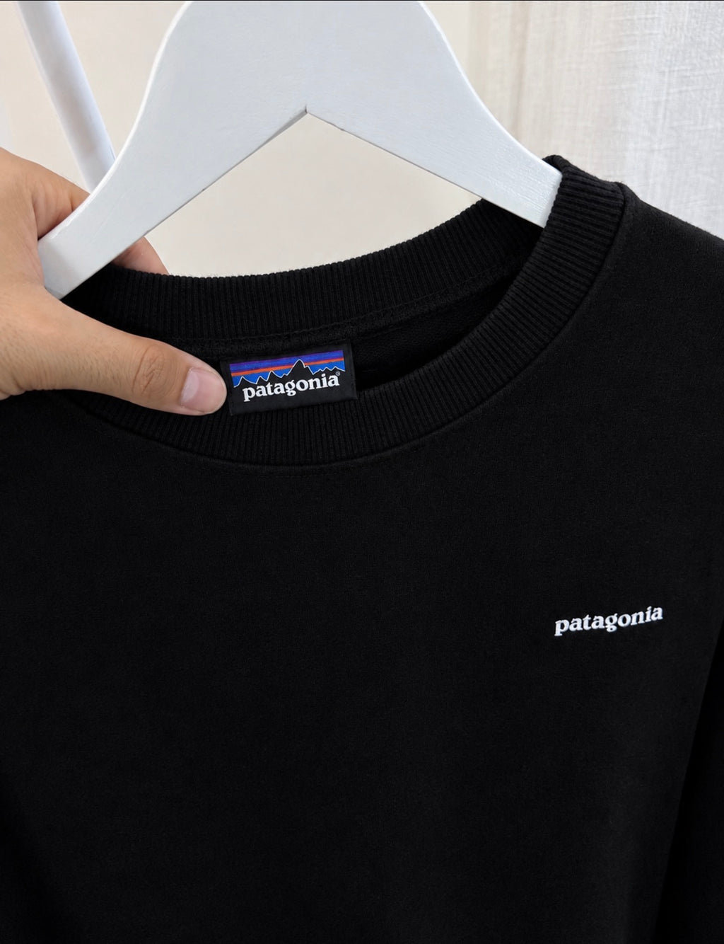 Patagonia black sweatshirt