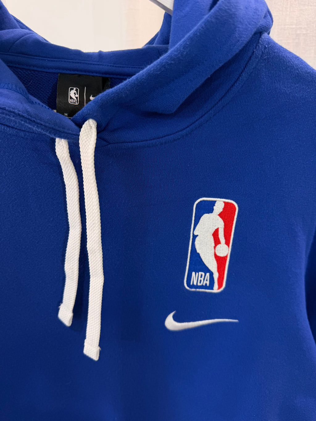 NBA X Nike blue embroidered hoodie