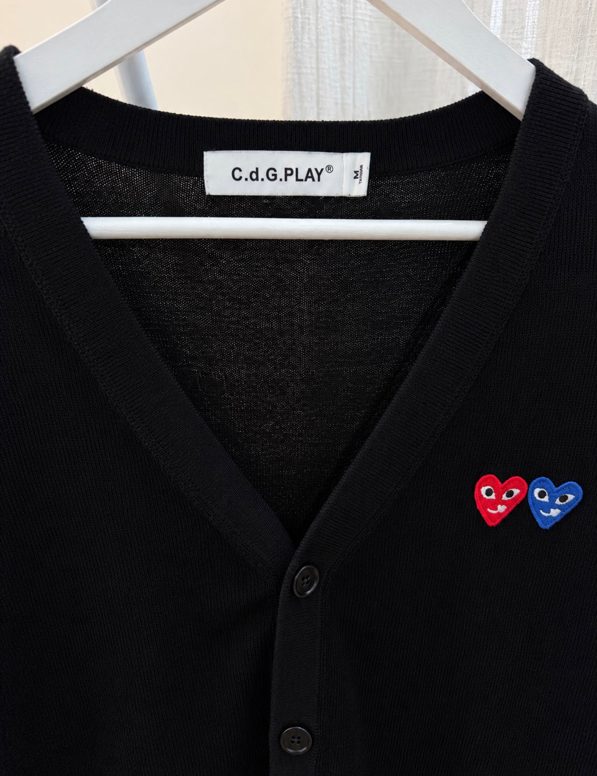 Cdg play cardigan