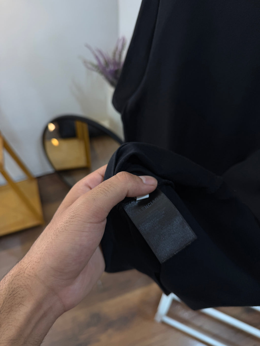 Balenciaga black tee