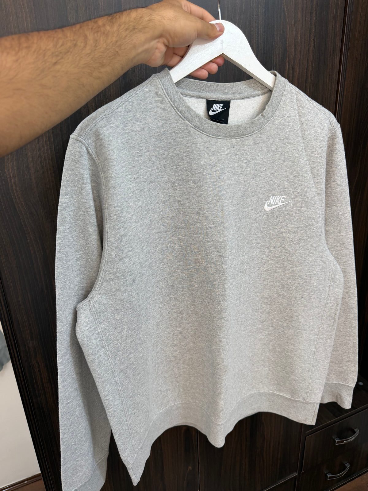 Nike embroidered logo sweatshirt
