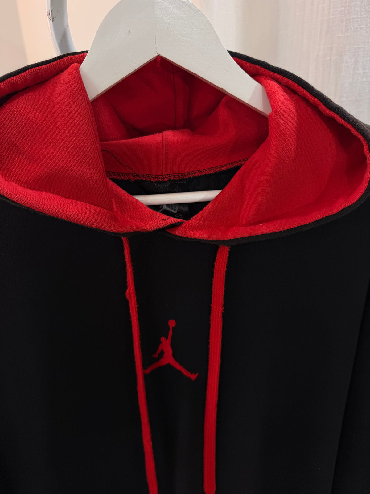 Jordan embroidered logo hoodie black