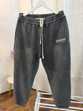 Balenci stone washed grey sweatpant