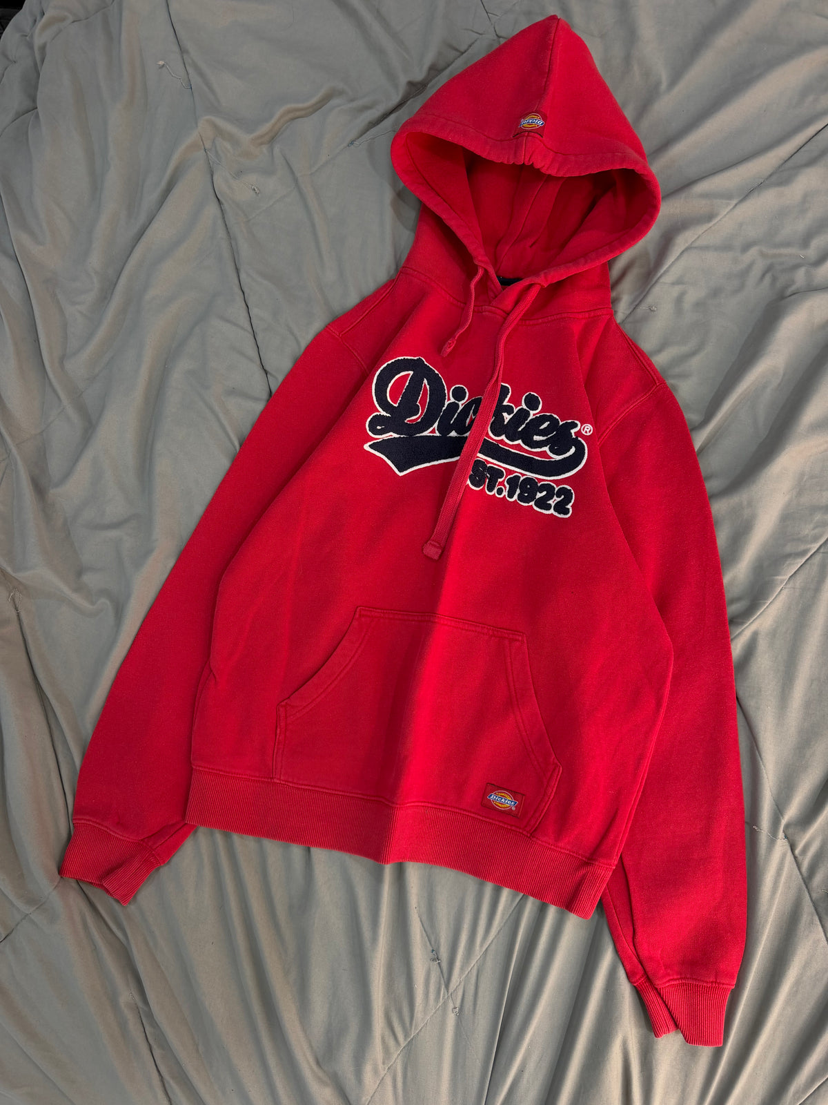 Dickies red embroidered hoodie