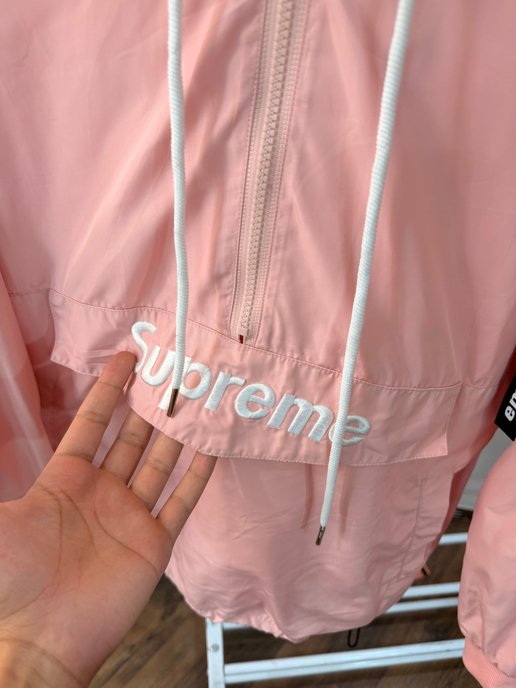 Supreme embroidered windbreaker