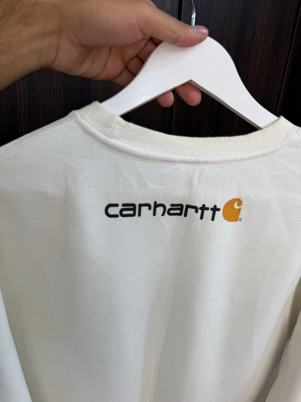 Carhartt white sweatshirt
