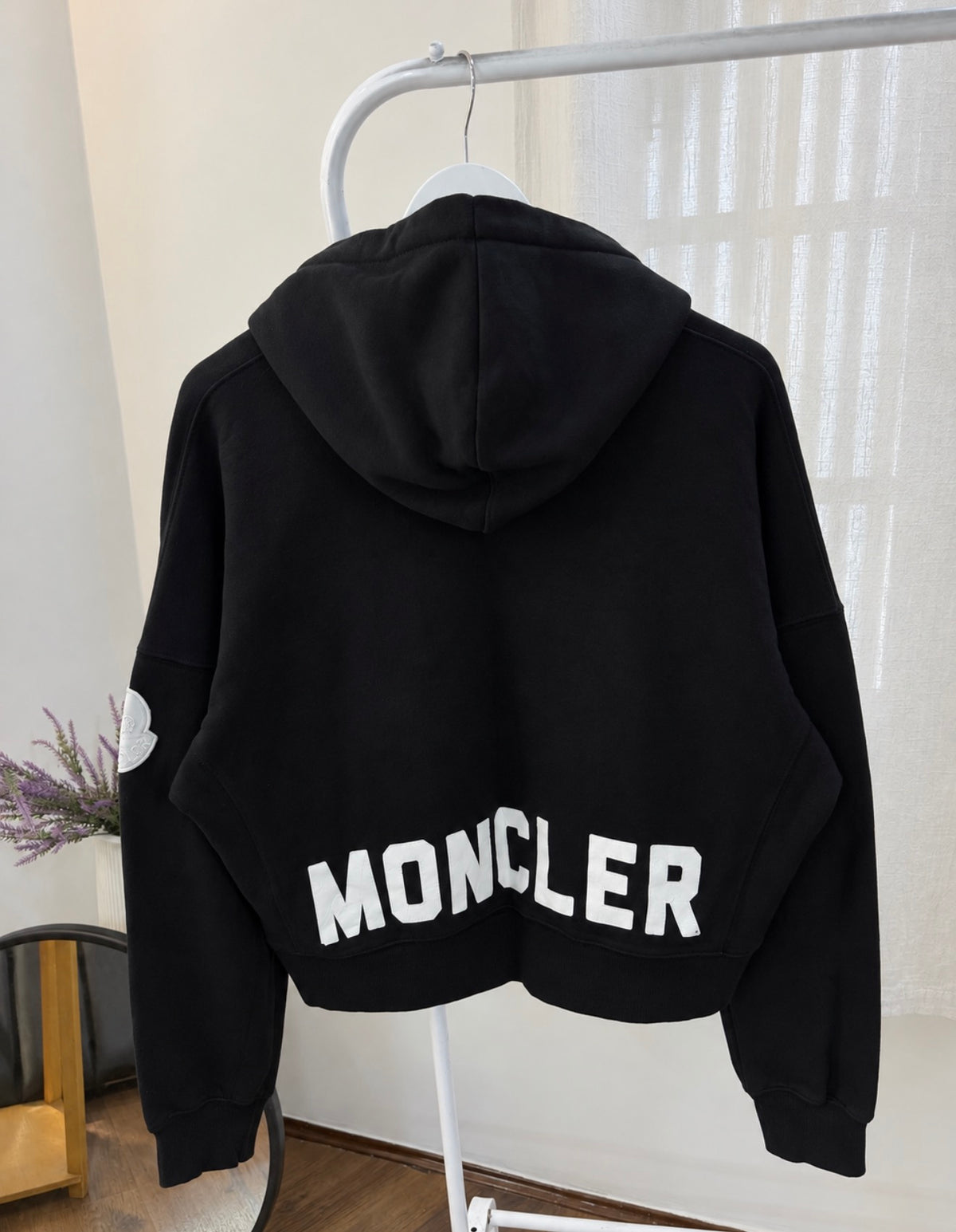 Moncler black hoodie