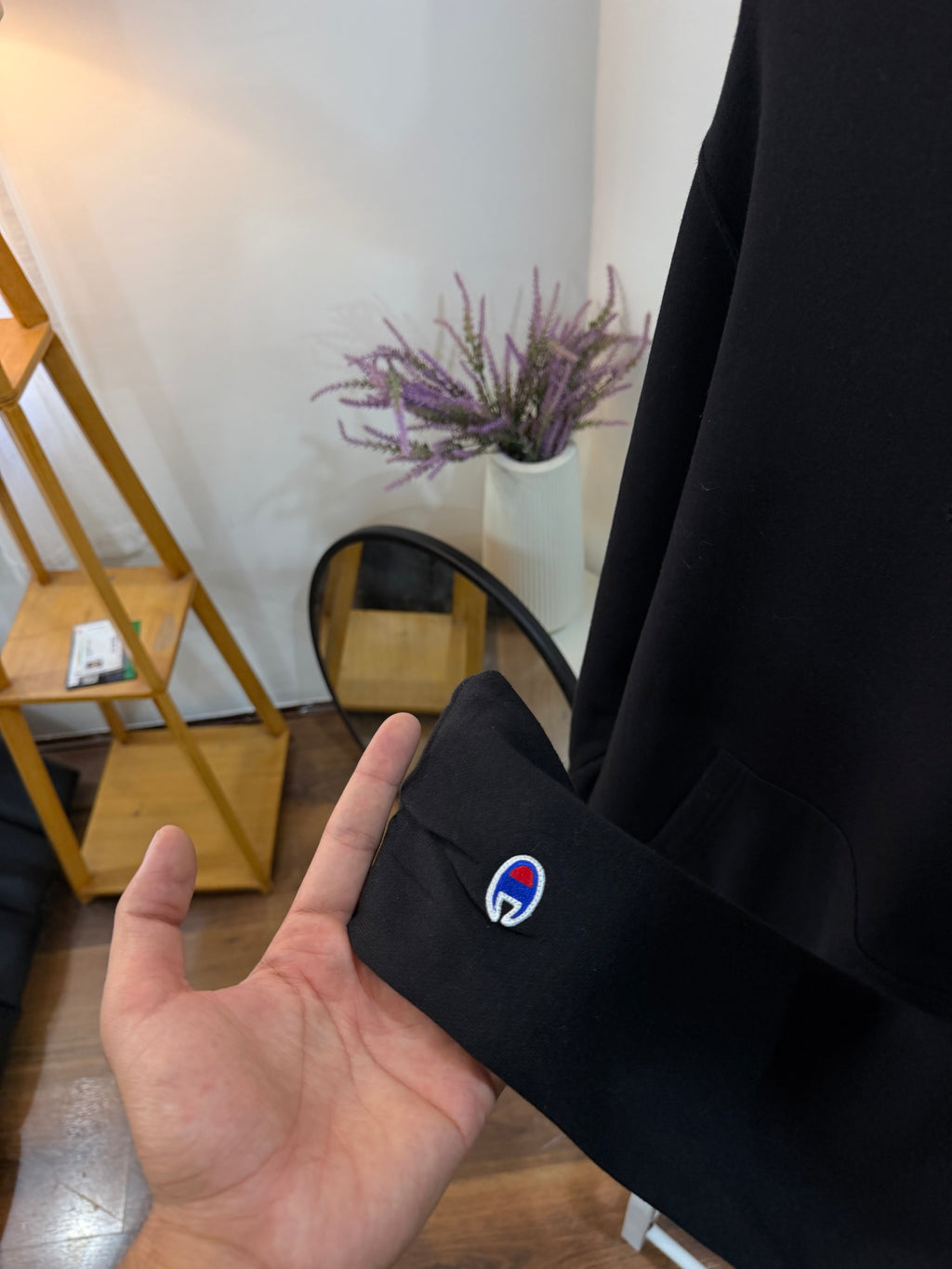 Champion black hoodie