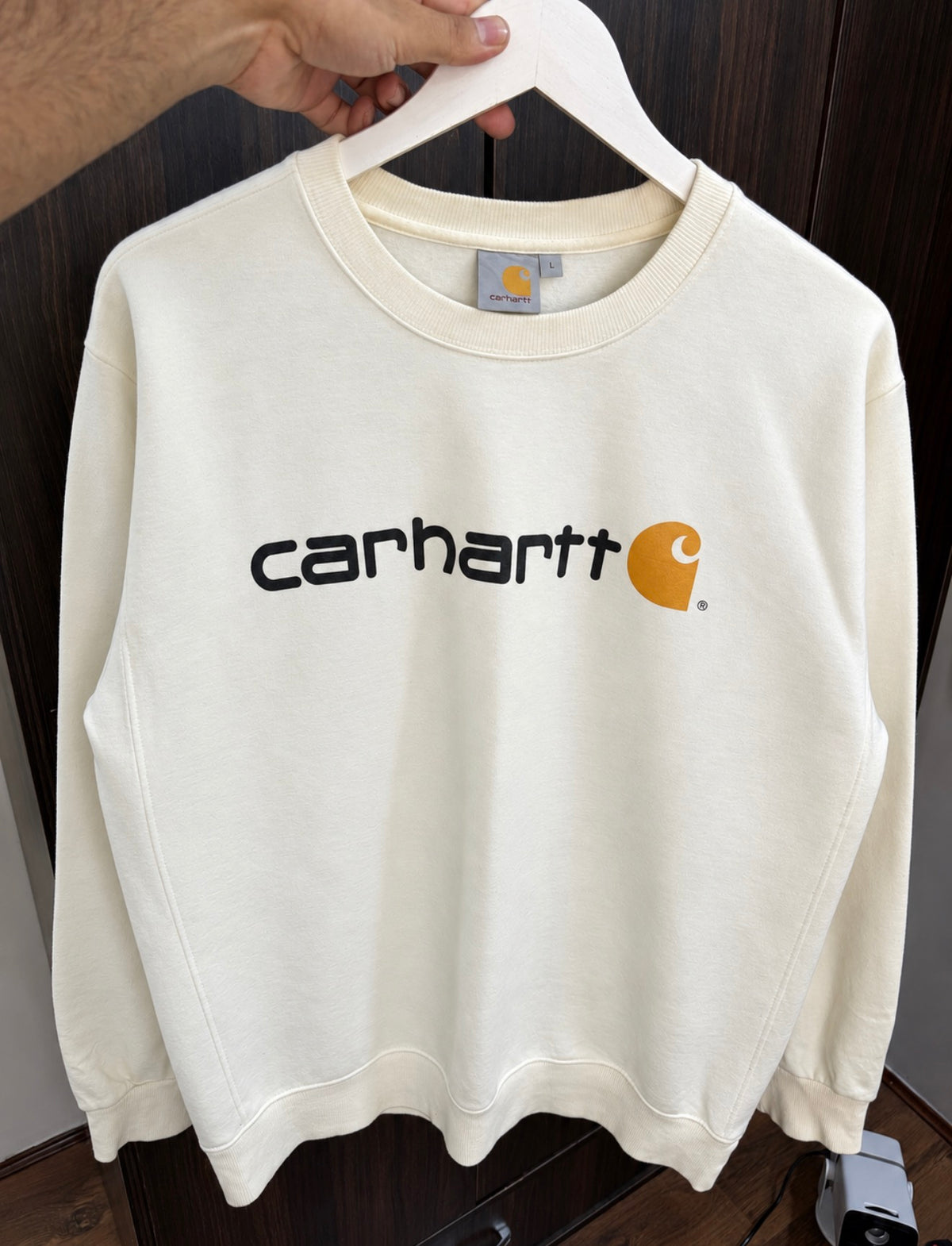 Carhartt white sweatshirt