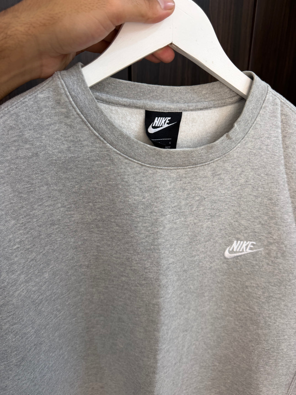 Nike embroidered logo sweatshirt