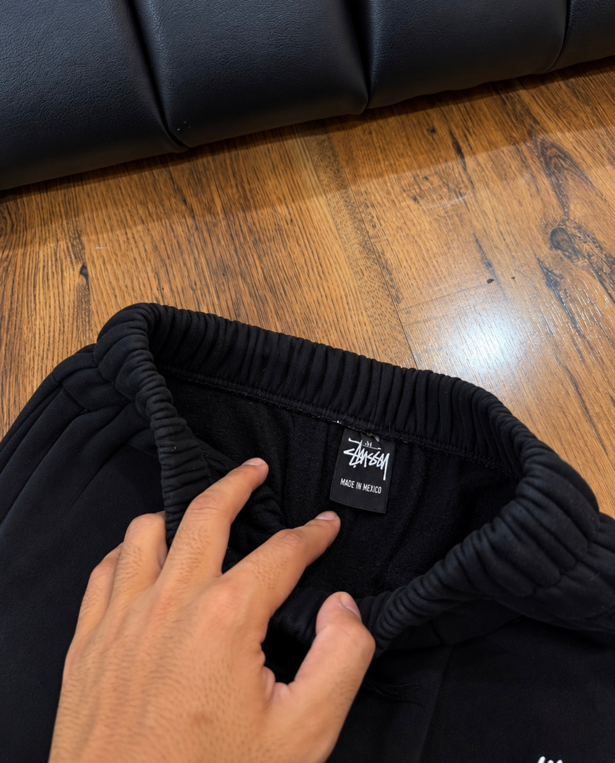 Stussy black sweatpant