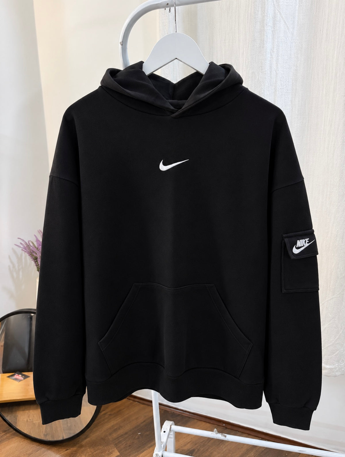 Mid swoosh nike hoodie