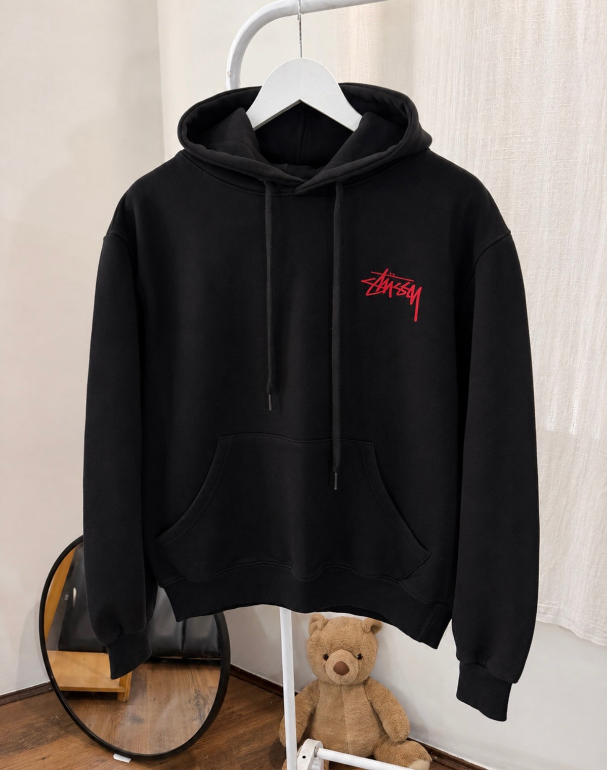 Stussy embroidered hoodie
