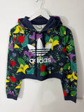 Orginals floral cropped hoodie