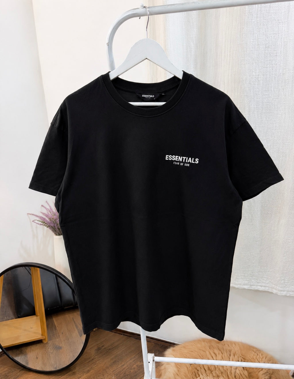 Essentails black graphic tee