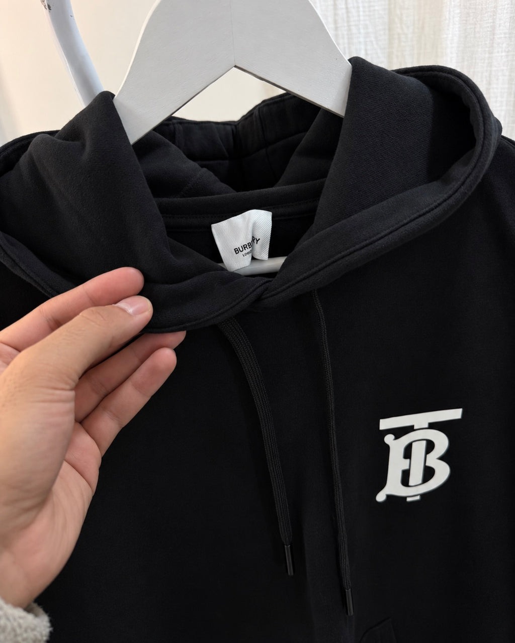 Burberry black hoodie