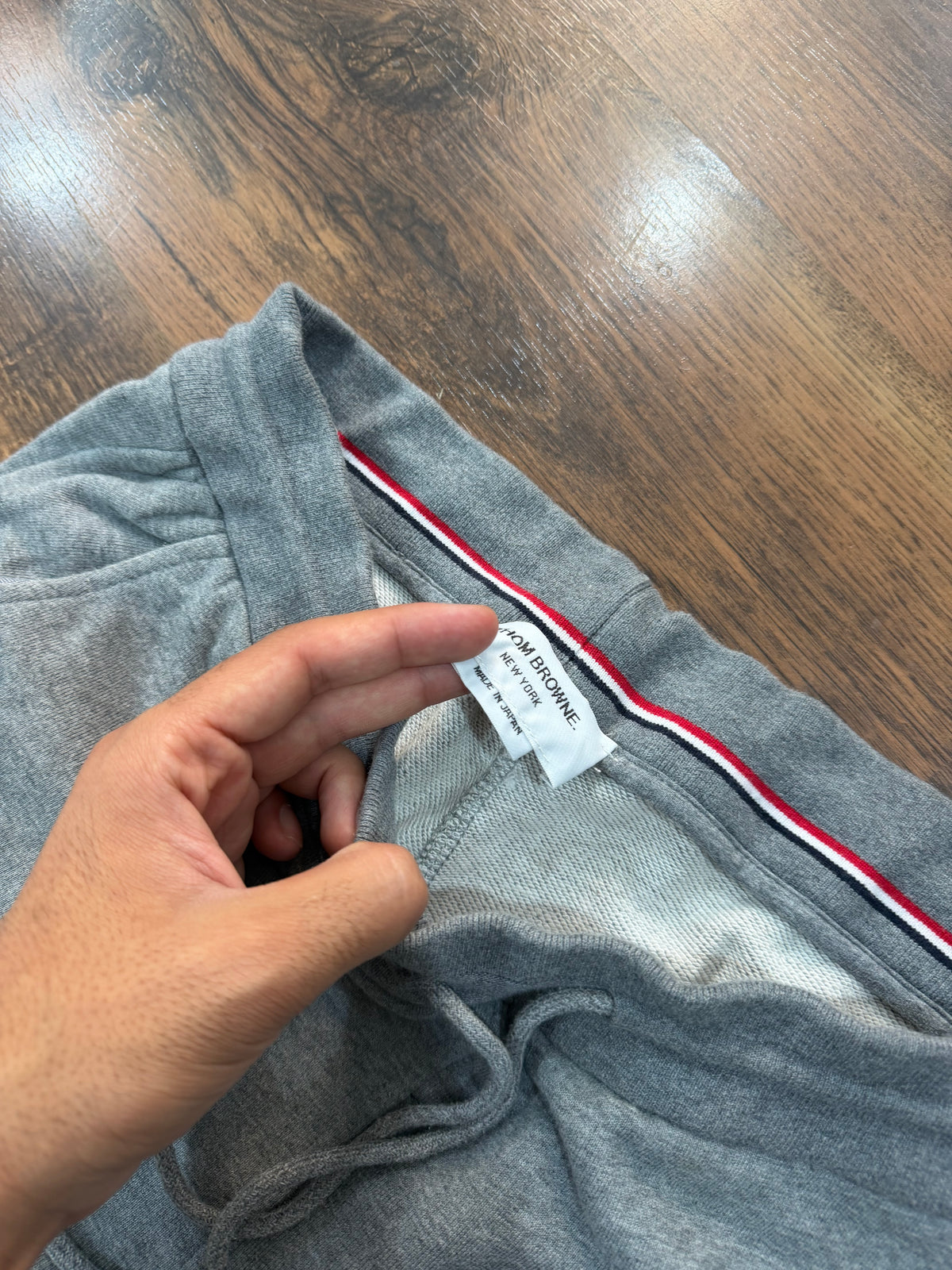 Thom browne grey sweatpant