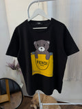 Fendi roma black tee