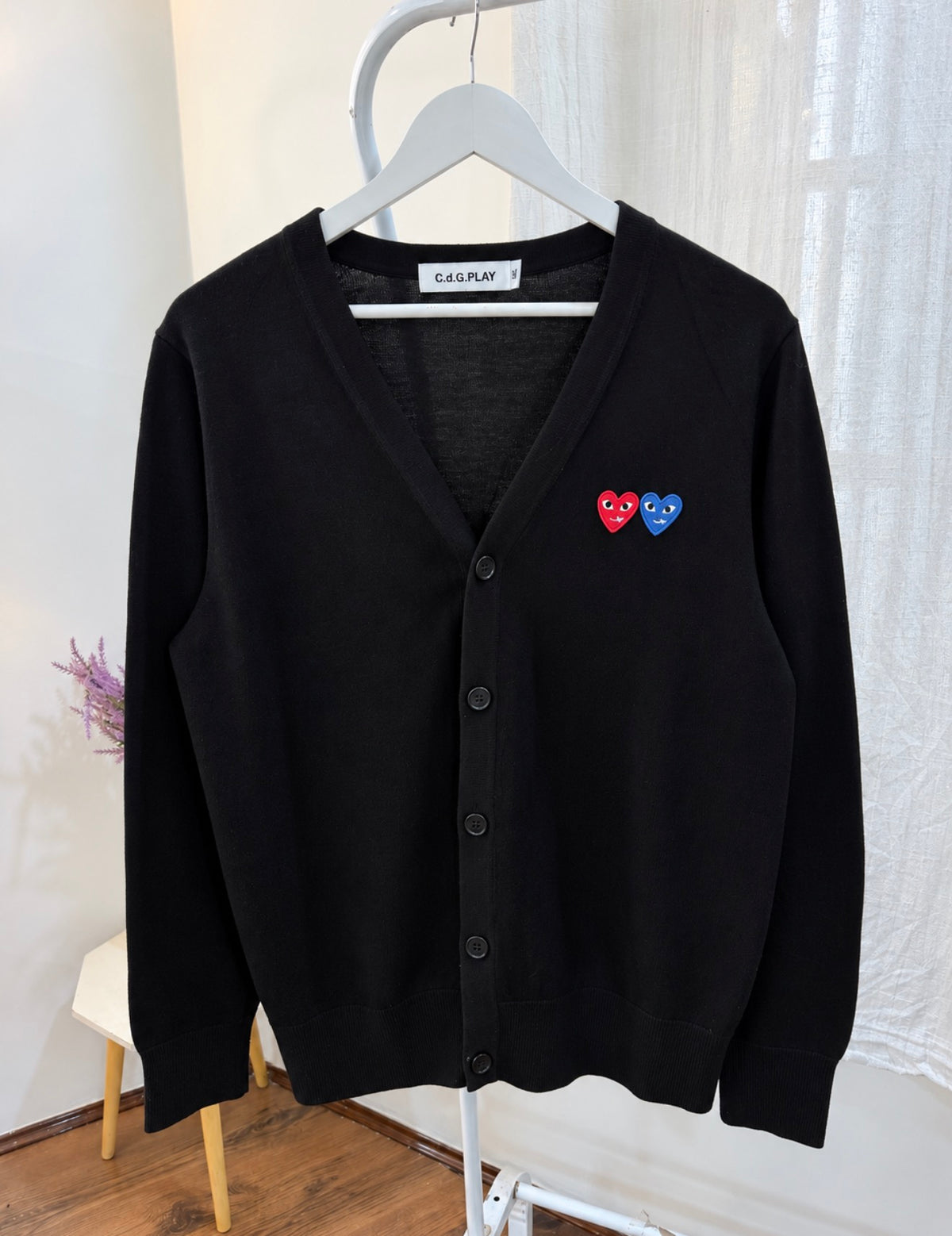 Cdg play cardigan