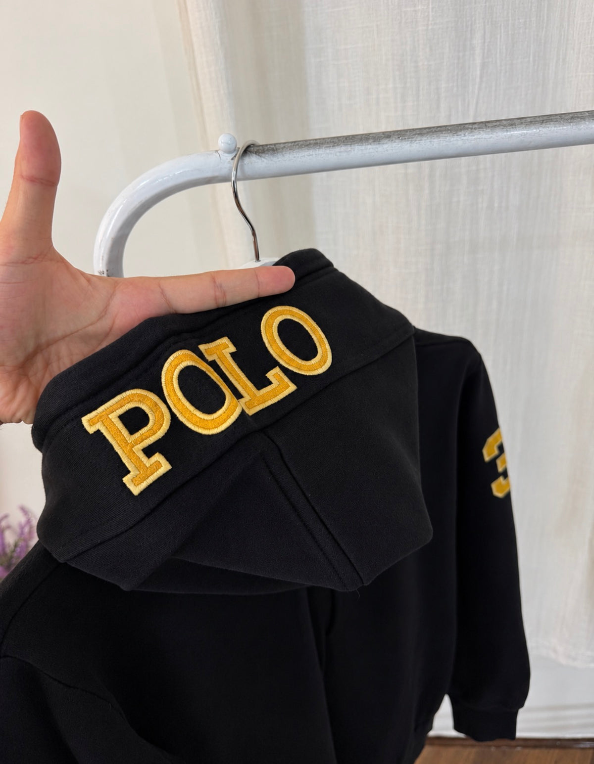 Rl black hoodie