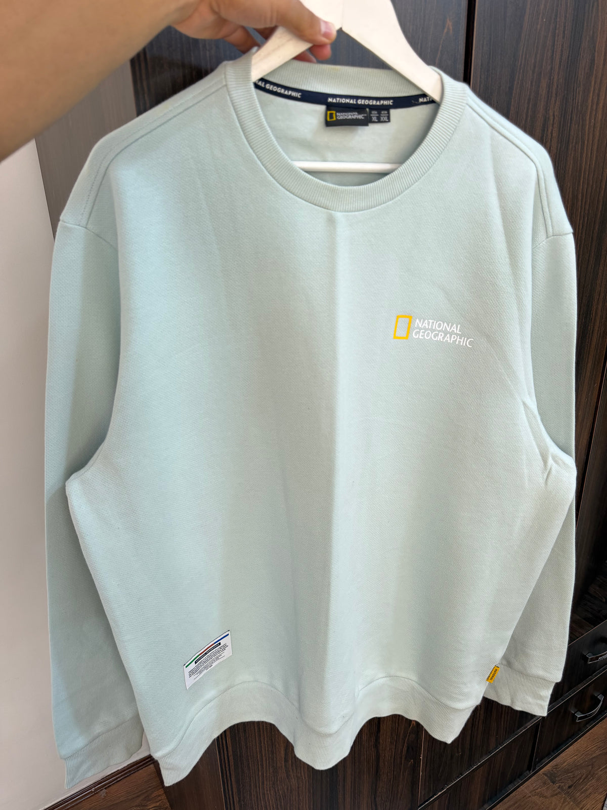 Nat geo sky blue sweatshirt