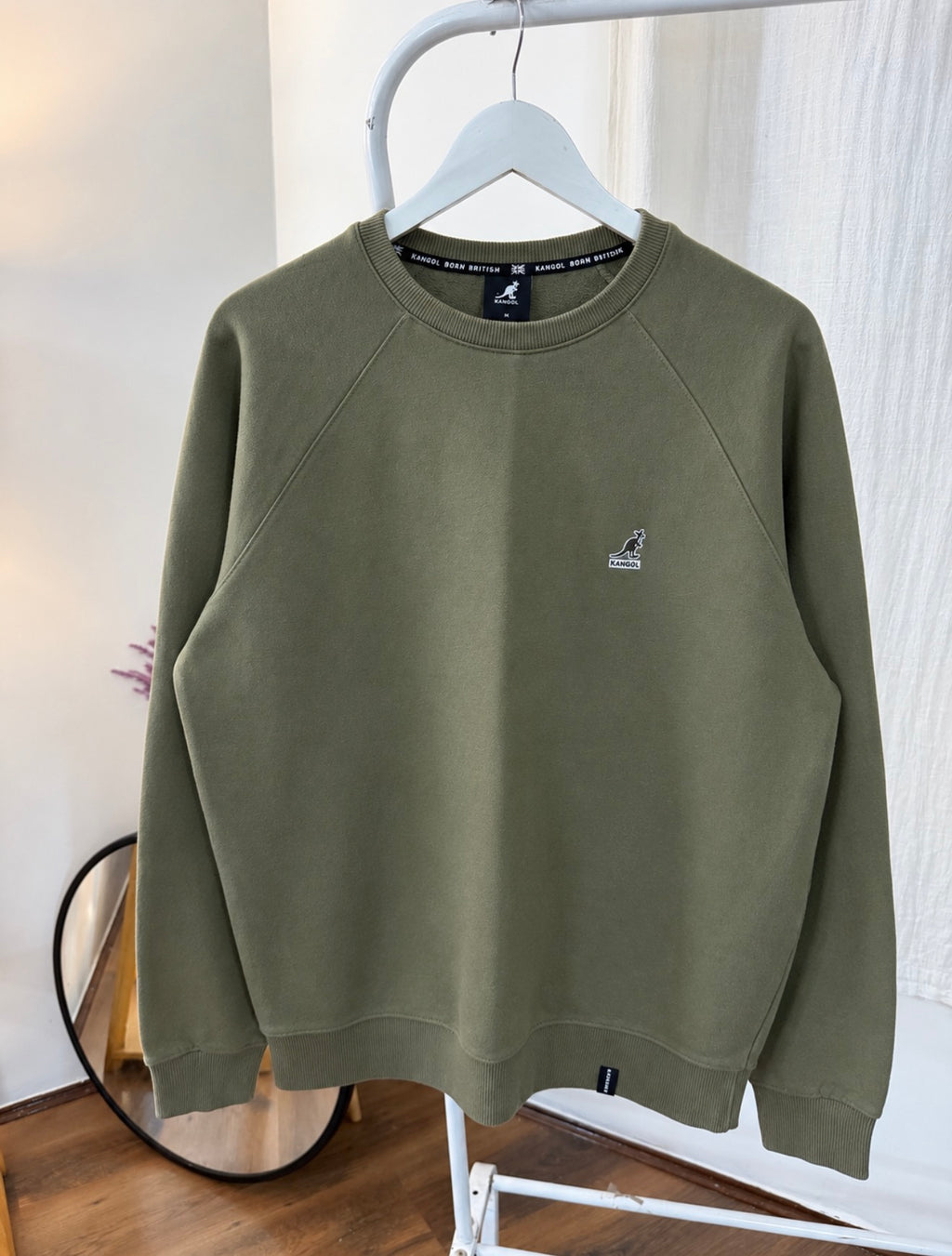 Kangol sege green sweatshirt