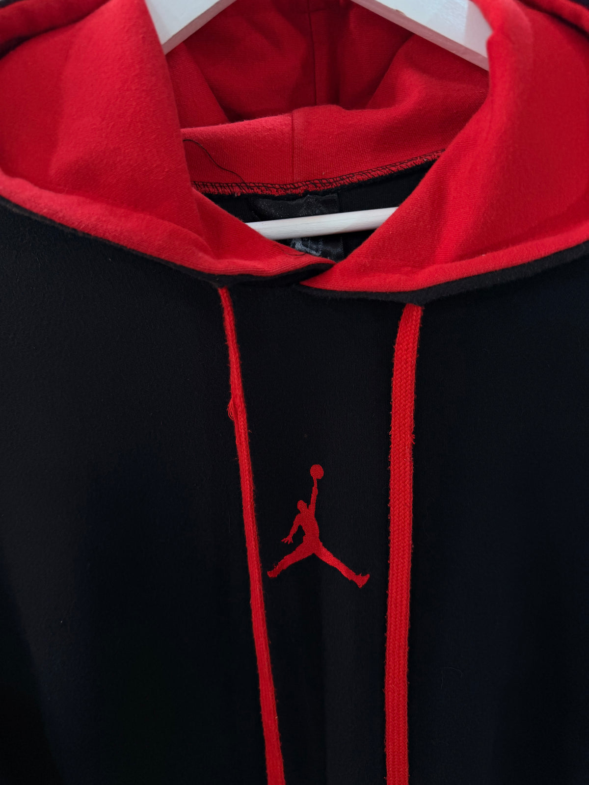 Jordan embroidered logo hoodie black