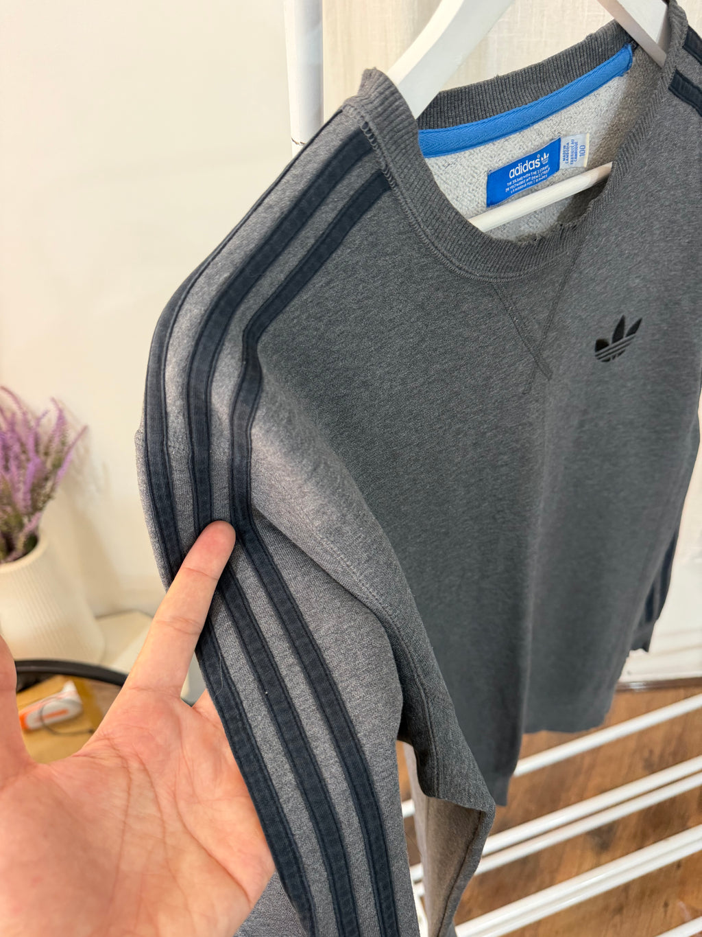 Vintage adidas grey sweatshirt