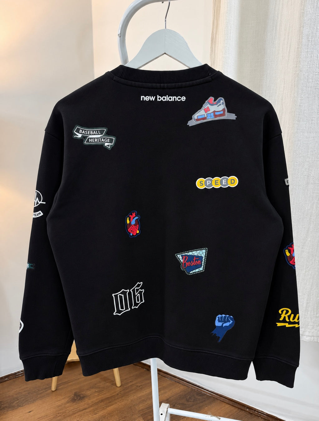 New balance patch logo’s sweatshirt