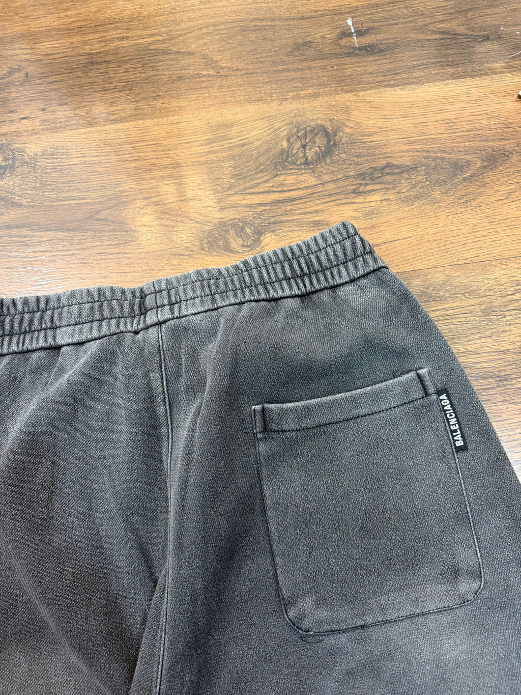 Balenci stone washed grey sweatpant