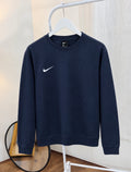 Nike blue swoosh sweatshirt