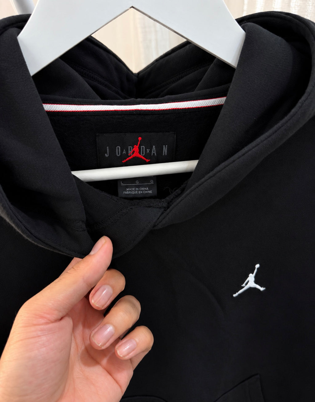Jordan black hoodie