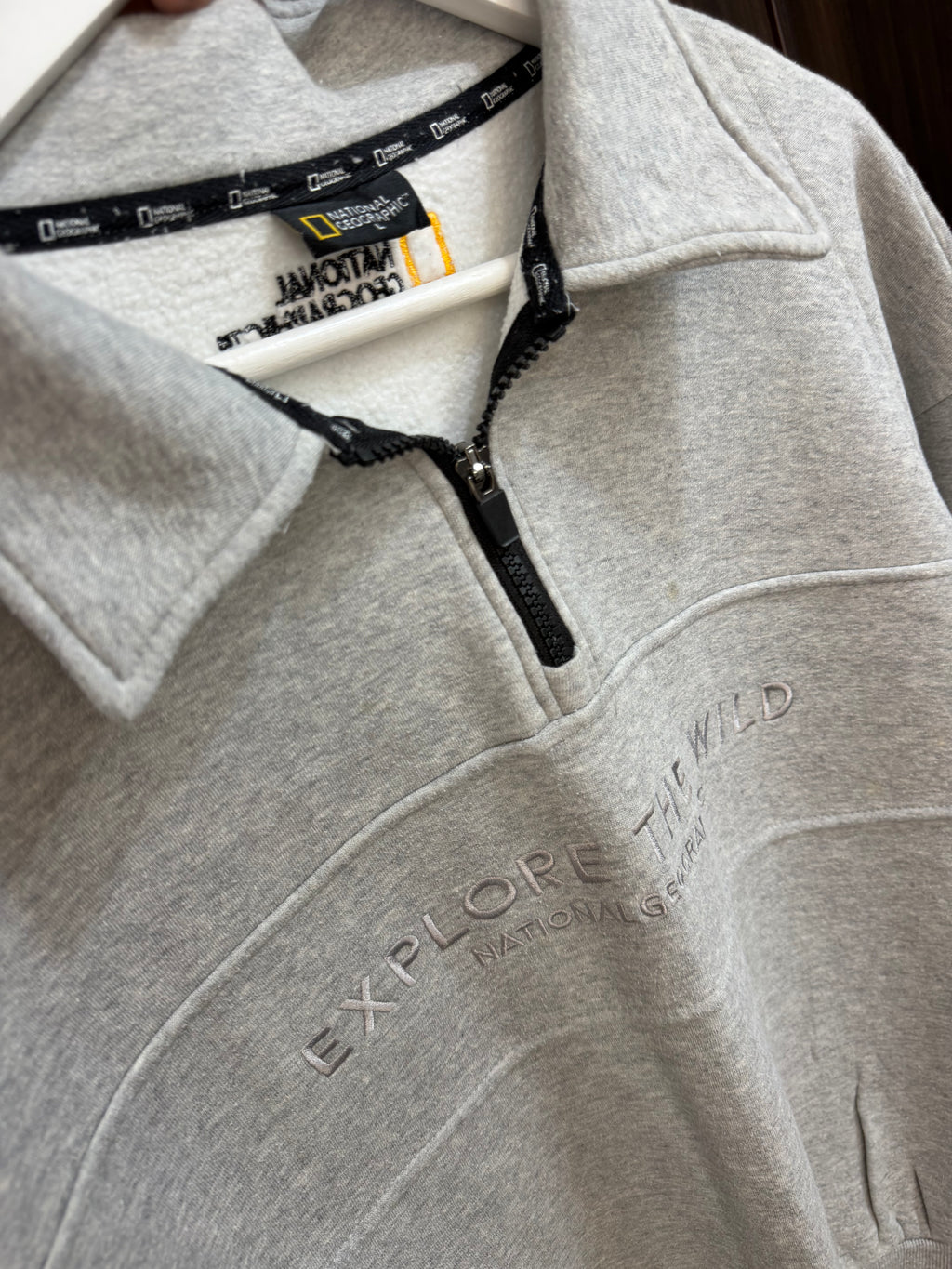 Nat geo quarter zip pullover