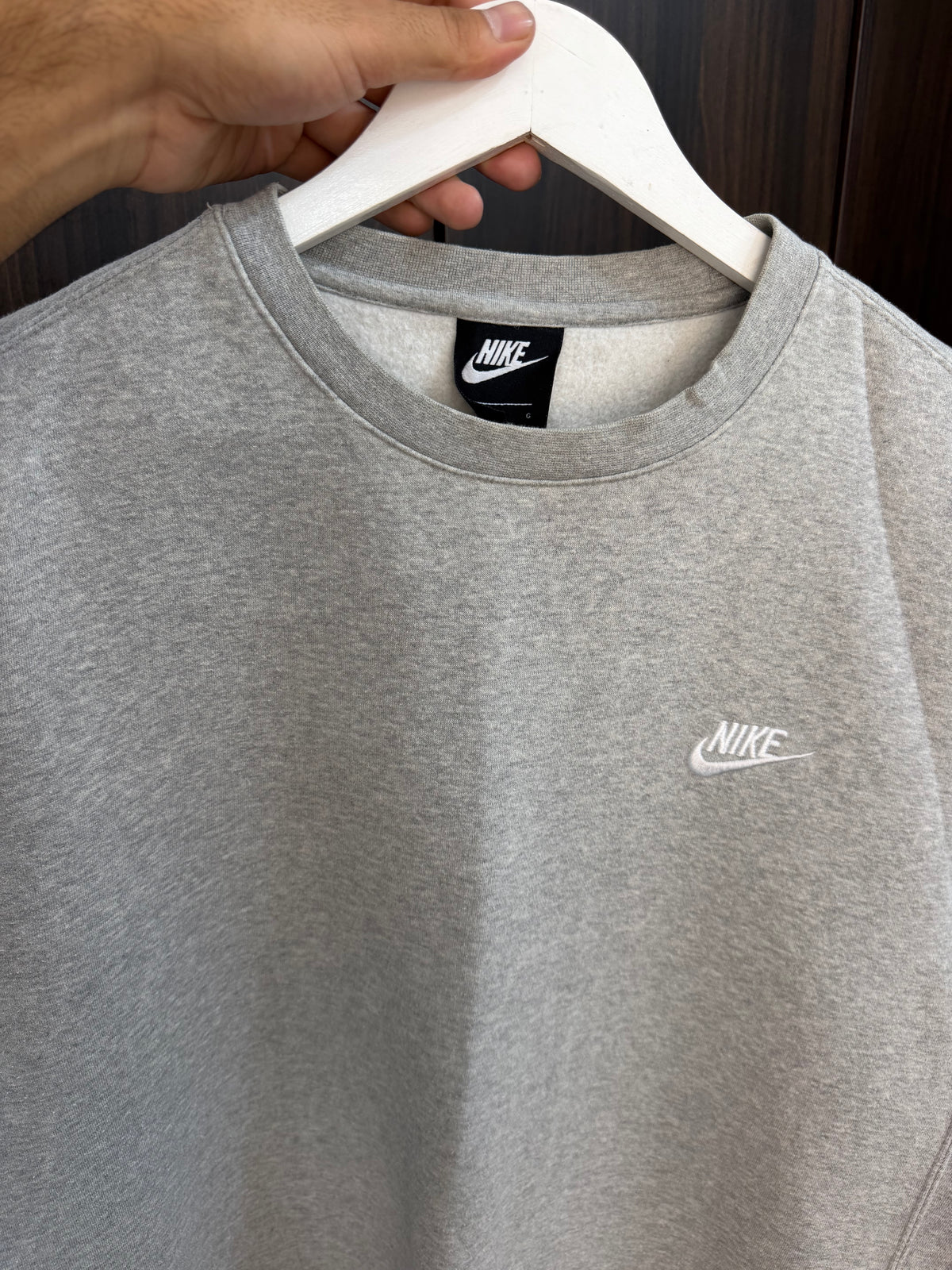 Nike embroidered logo sweatshirt