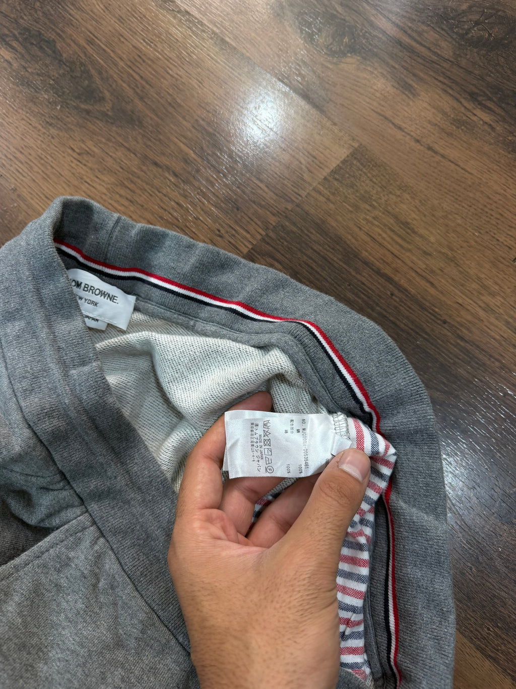 Thom browne grey sweatpant